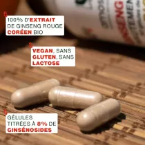 Ginseng Rouge Bio, Hautement Dosé