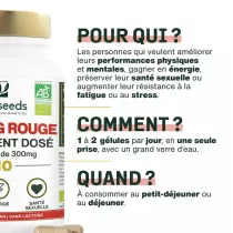 Ginseng Rouge Bio, Hautement Dosé