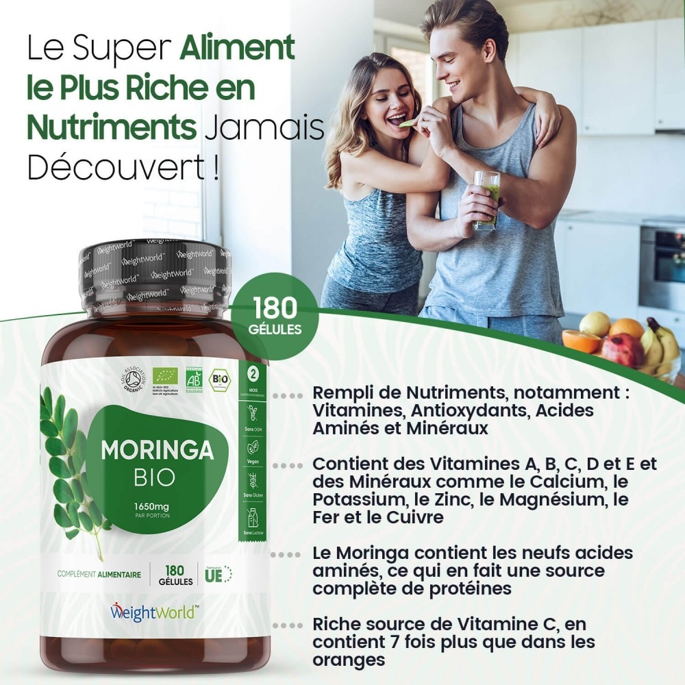 Lt Labo -- Moringa folioles bio - 120 gélules main image 0