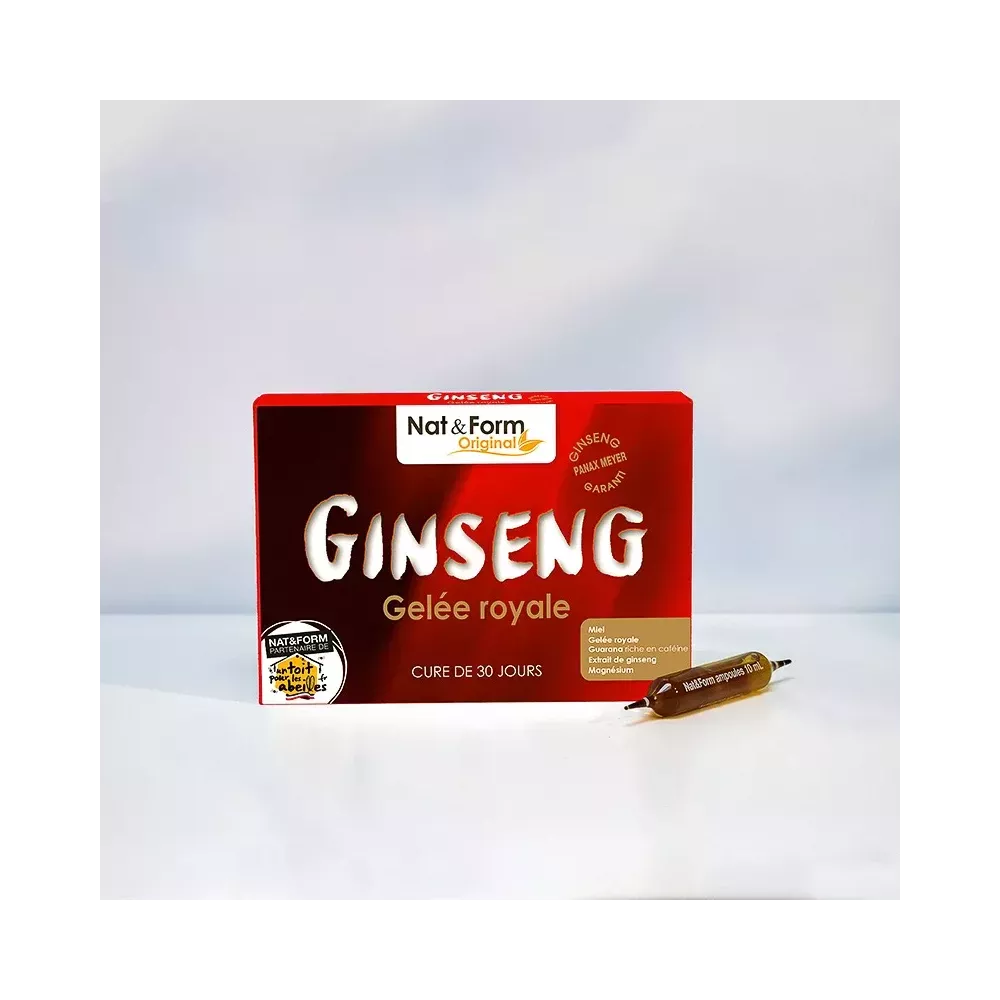 Ginseng, gelée royale et guarana