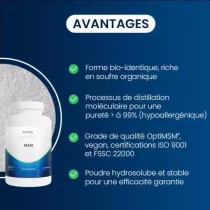 OptiMSM® : MSM (méthylsulfonylméthane)