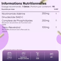NAD+ & Resvératrol Liposomale