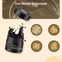 Résine de Shilajit pure d'Himalaya